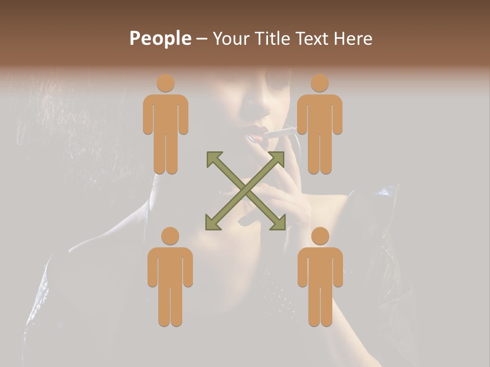 Face White Pimp PowerPoint Template