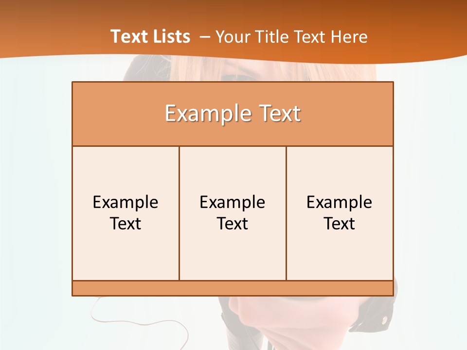 A Woman Holding A Microphone In Her Hand PowerPoint Template