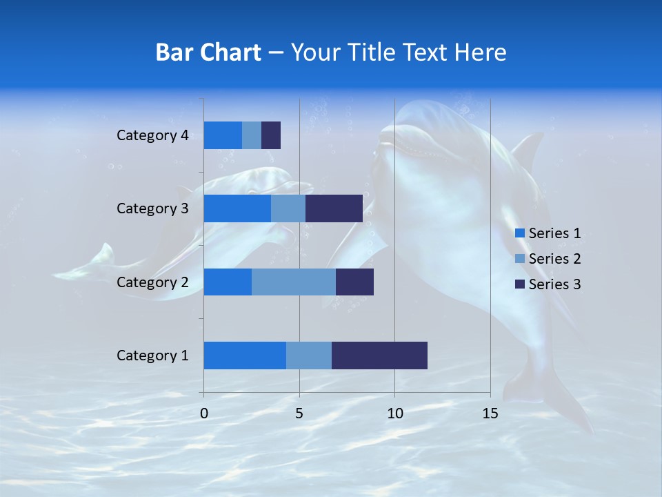 Couple Aqua Animal PowerPoint Template