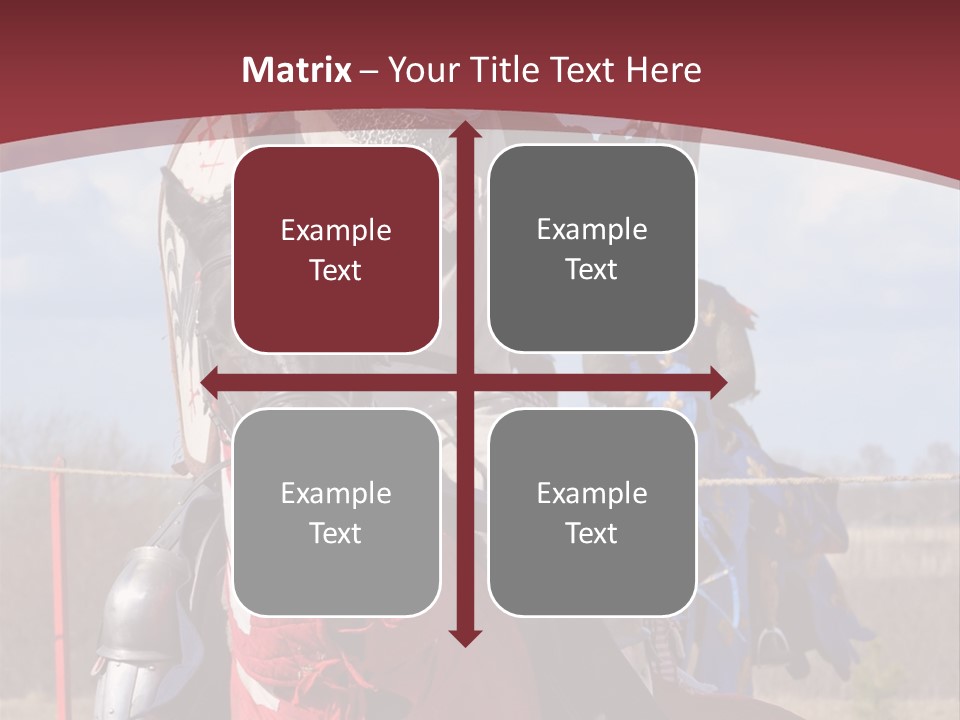 Mock Honour Horseback PowerPoint Template