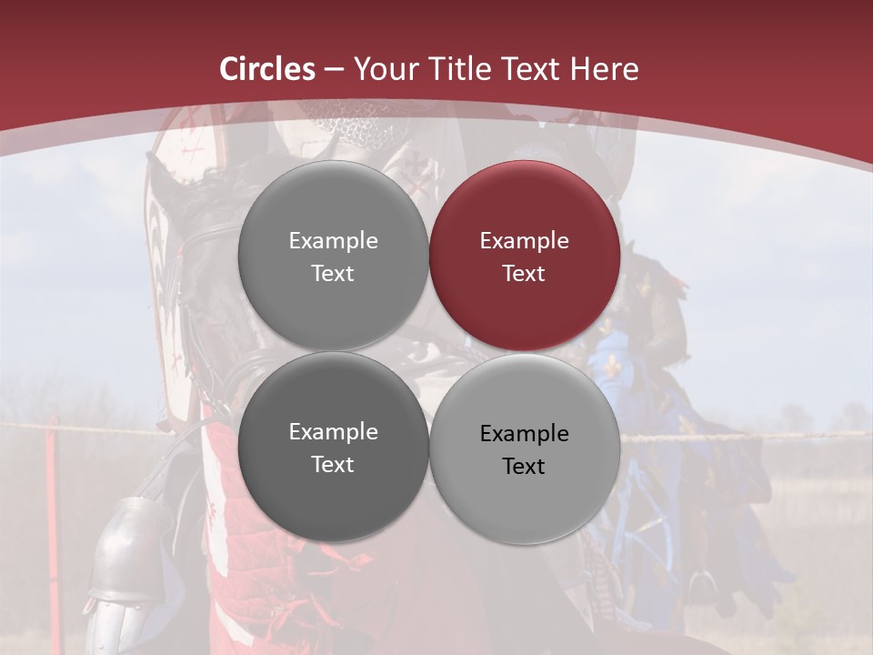 Mock Honour Horseback PowerPoint Template