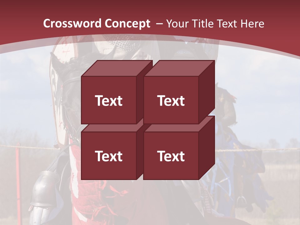 Mock Honour Horseback PowerPoint Template