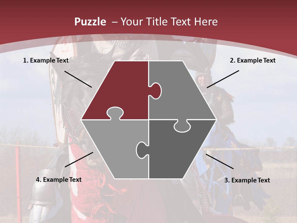 Mock Honour Horseback PowerPoint Template