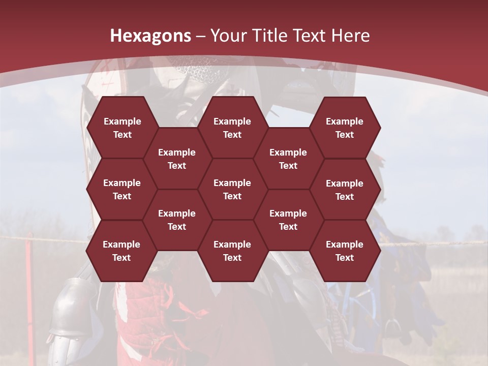 Mock Honour Horseback PowerPoint Template