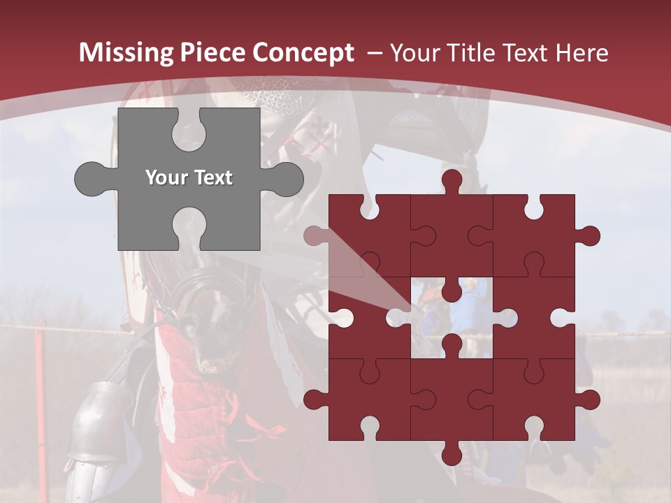 Mock Honour Horseback PowerPoint Template