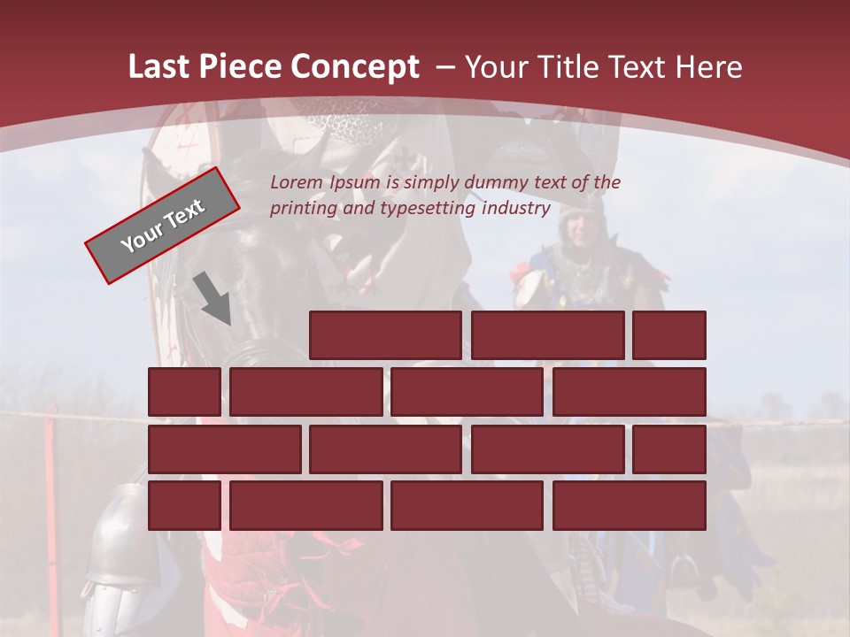 Mock Honour Horseback PowerPoint Template