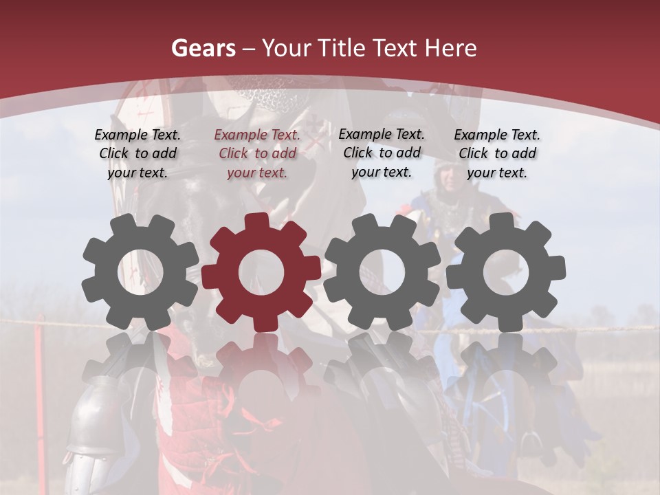 Mock Honour Horseback PowerPoint Template