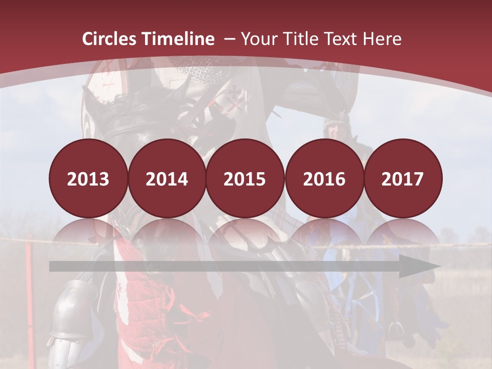 Mock Honour Horseback PowerPoint Template