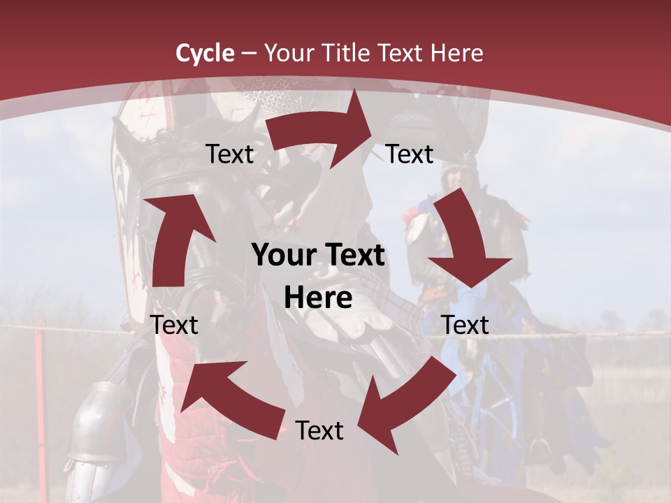 Mock Honour Horseback PowerPoint Template