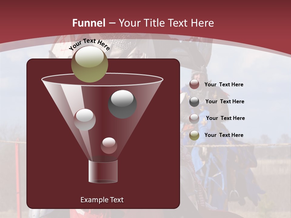 Mock Honour Horseback PowerPoint Template