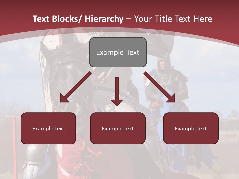 Mock Honour Horseback PowerPoint Template