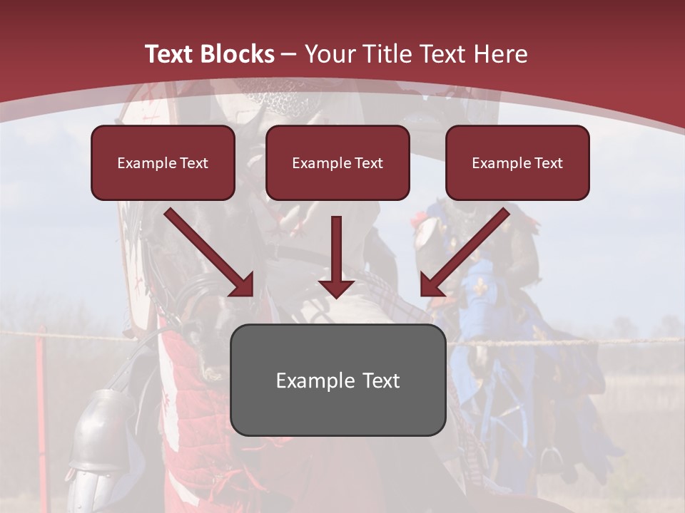 Mock Honour Horseback PowerPoint Template