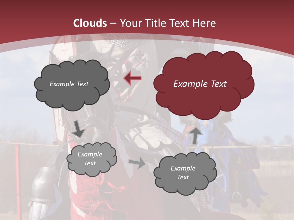 Mock Honour Horseback PowerPoint Template