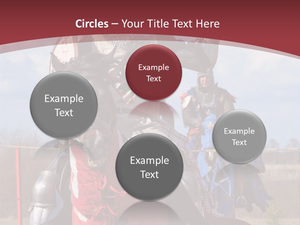 Mock Honour Horseback PowerPoint Template