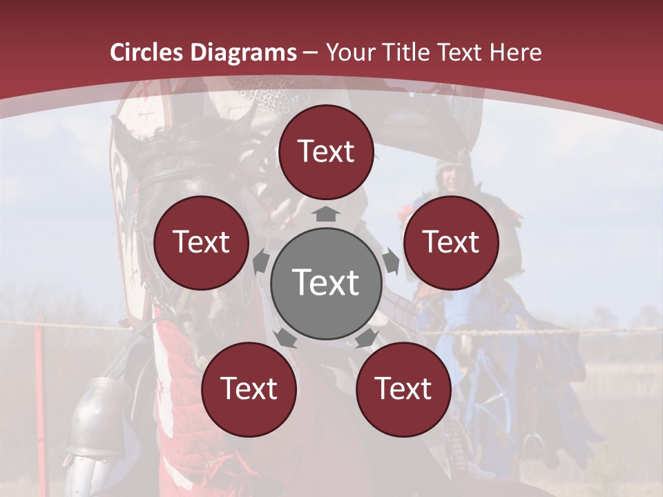 Mock Honour Horseback PowerPoint Template