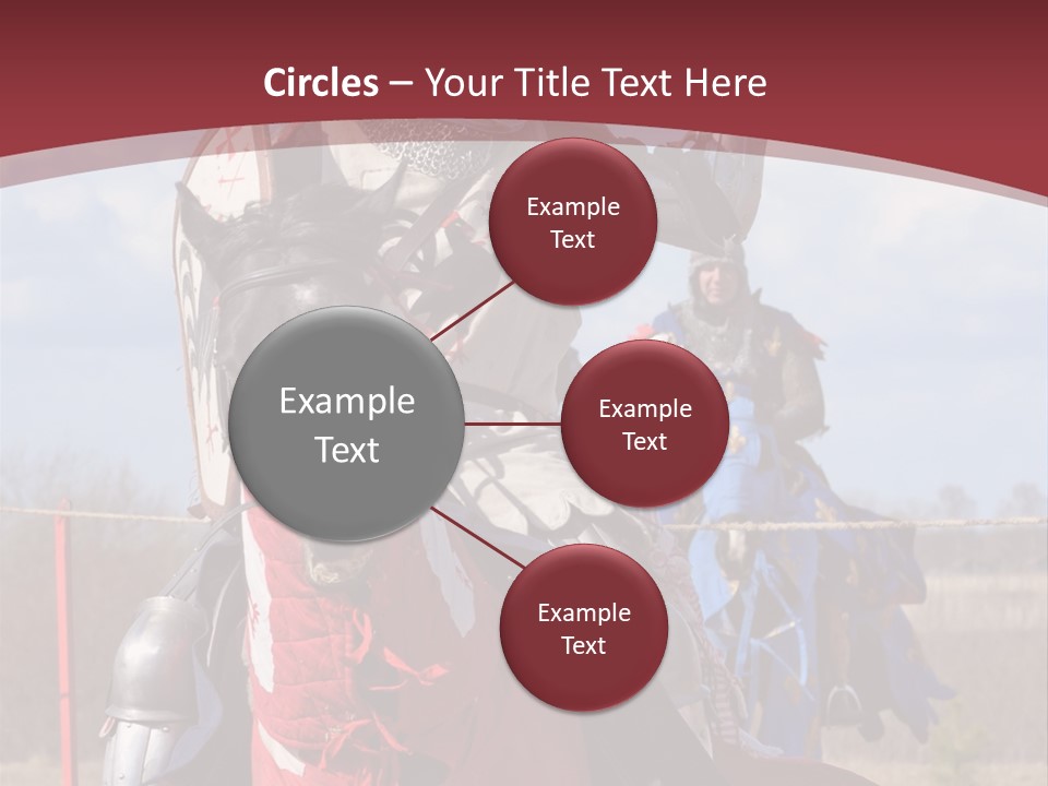 Mock Honour Horseback PowerPoint Template