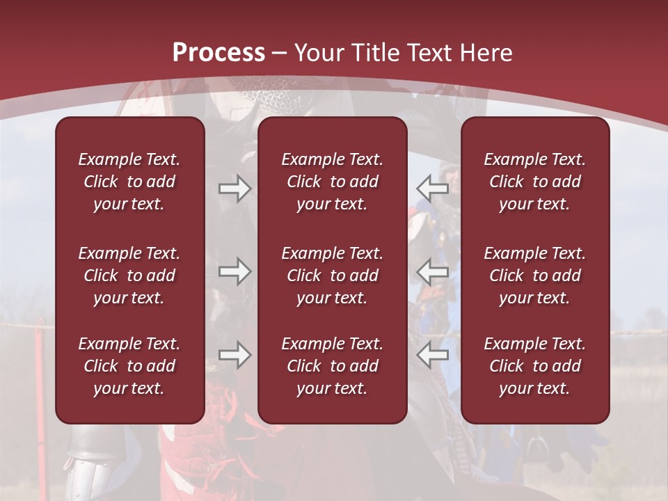 Mock Honour Horseback PowerPoint Template