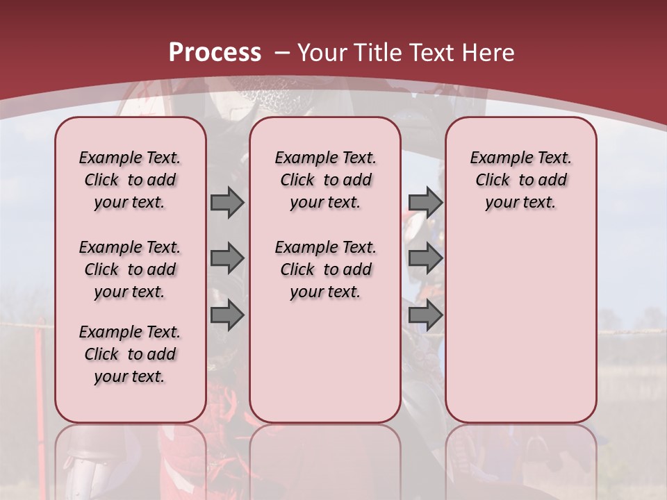 Mock Honour Horseback PowerPoint Template