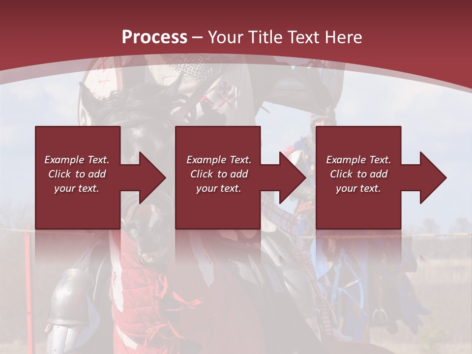 Mock Honour Horseback PowerPoint Template