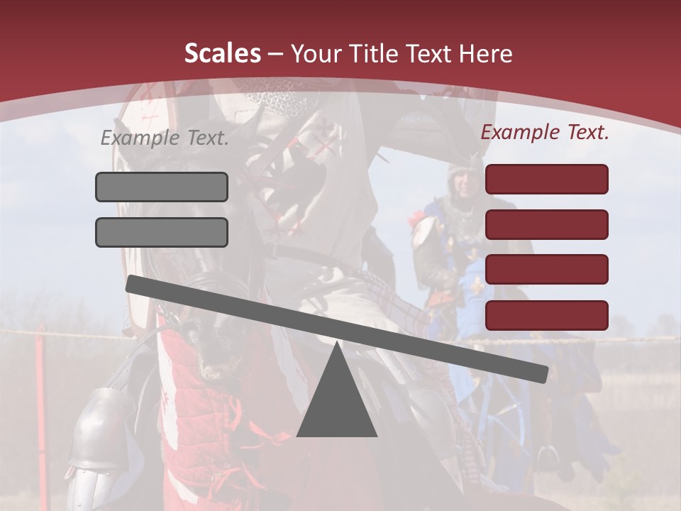 Mock Honour Horseback PowerPoint Template