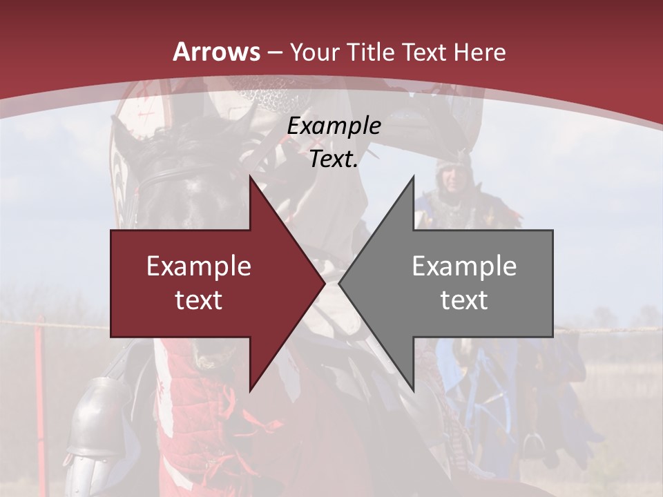 Mock Honour Horseback PowerPoint Template