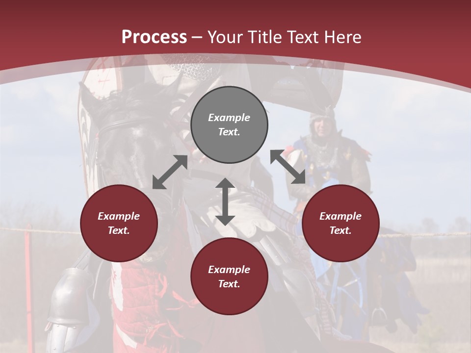 Mock Honour Horseback PowerPoint Template