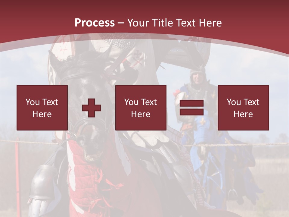 Mock Honour Horseback PowerPoint Template