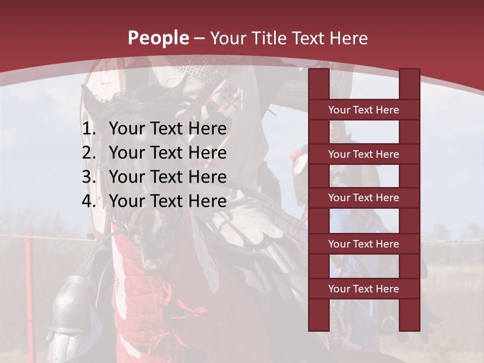Mock Honour Horseback PowerPoint Template
