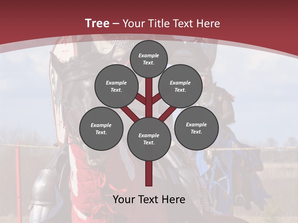 Mock Honour Horseback PowerPoint Template