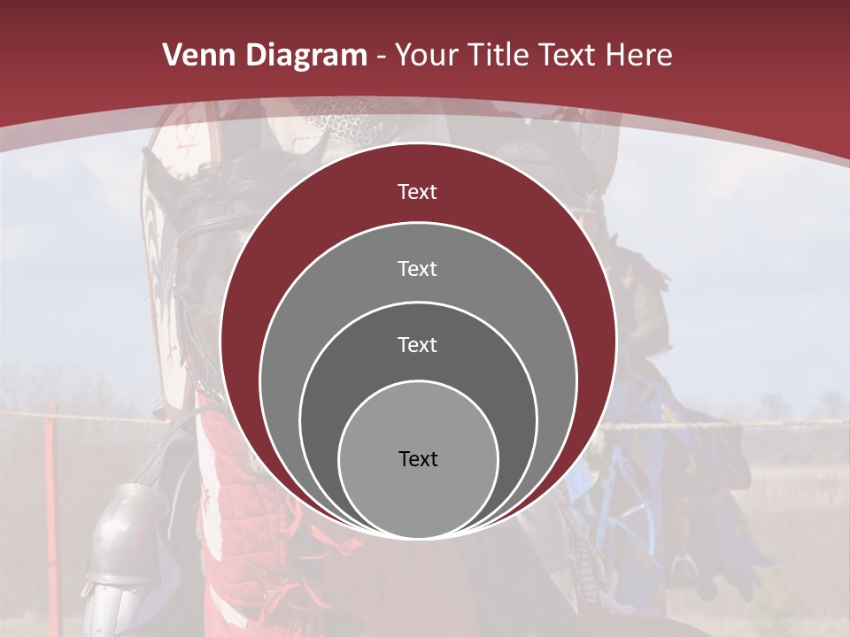 Mock Honour Horseback PowerPoint Template