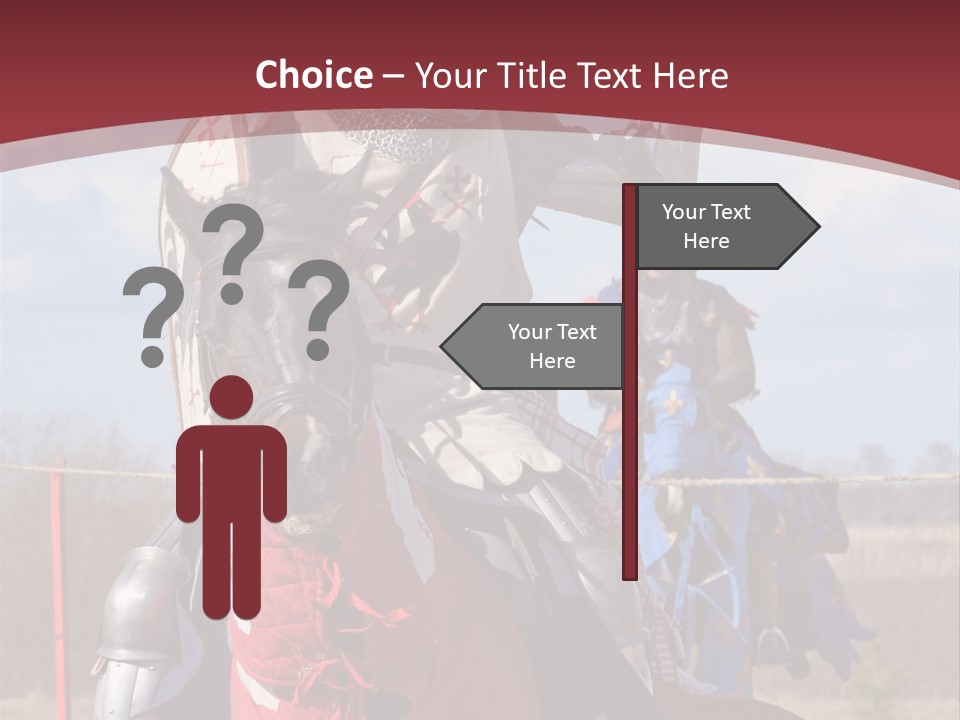 Mock Honour Horseback PowerPoint Template