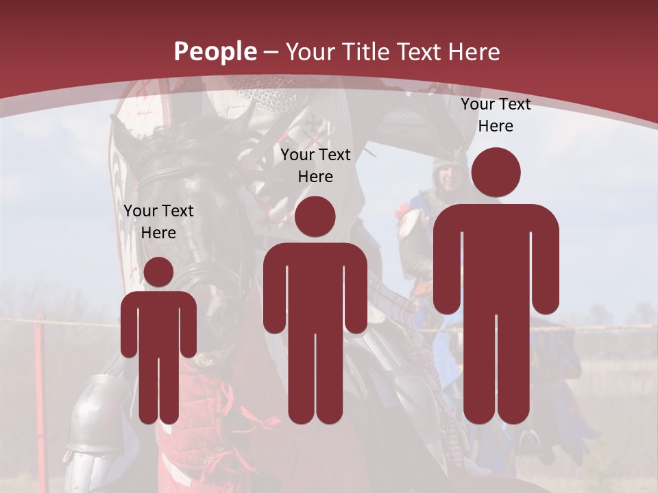 Mock Honour Horseback PowerPoint Template