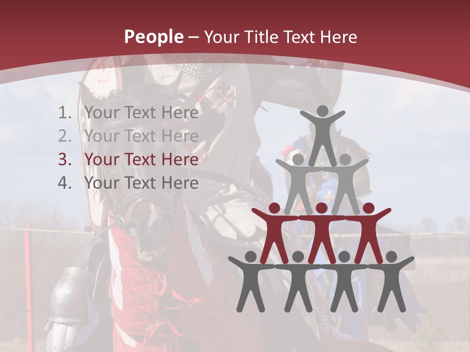 Mock Honour Horseback PowerPoint Template
