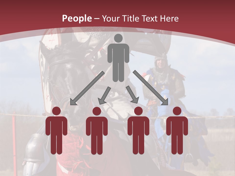 Mock Honour Horseback PowerPoint Template