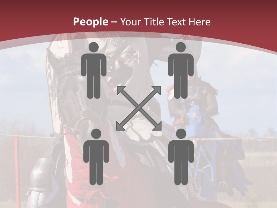 Mock Honour Horseback PowerPoint Template