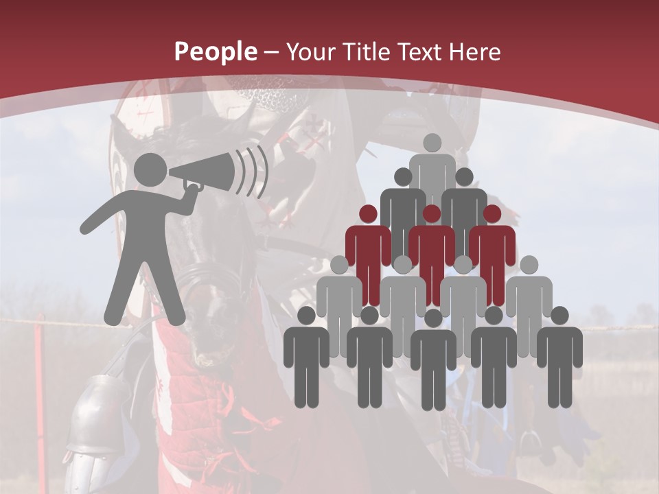 Mock Honour Horseback PowerPoint Template