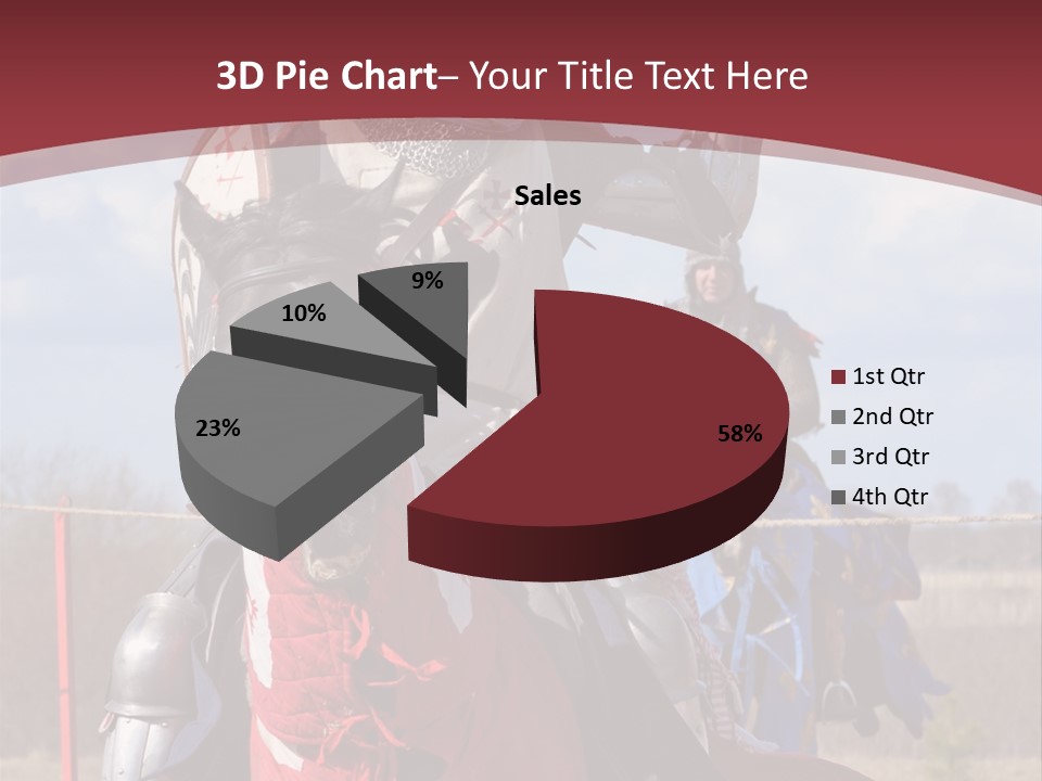 Mock Honour Horseback PowerPoint Template