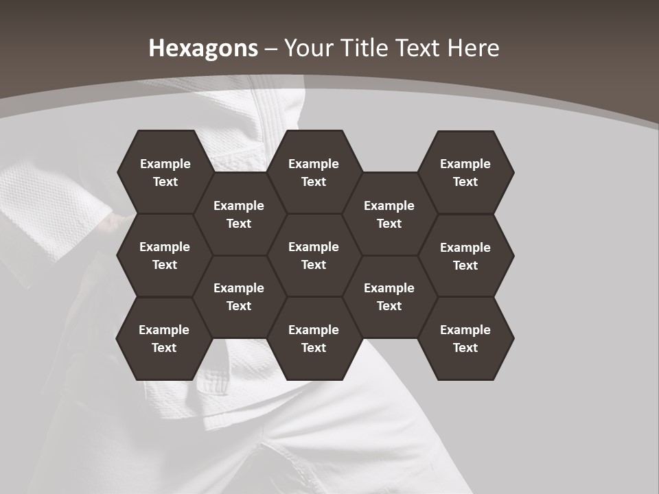 Single One Martial PowerPoint Template