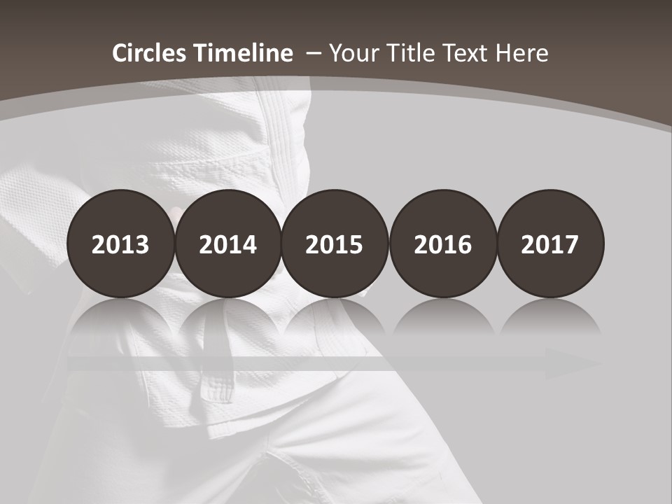 Single One Martial PowerPoint Template