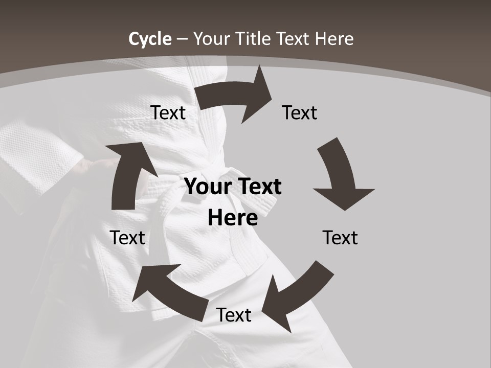 Single One Martial PowerPoint Template
