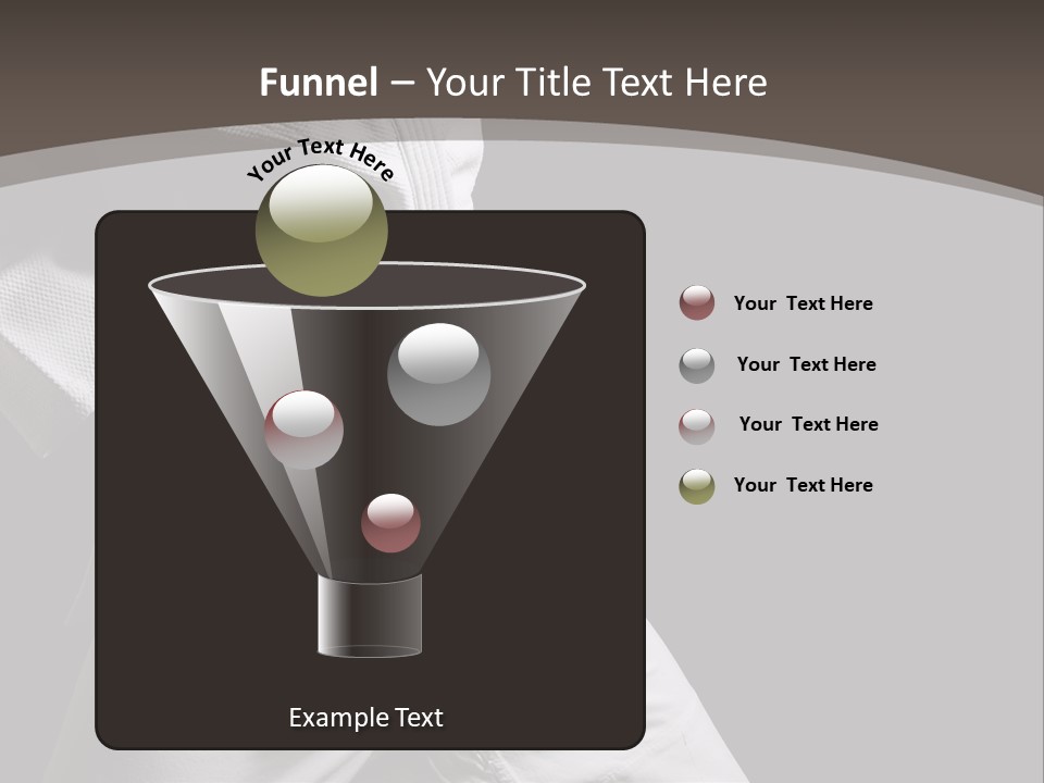 Single One Martial PowerPoint Template
