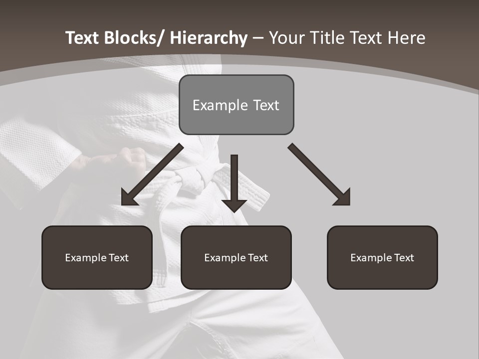 Single One Martial PowerPoint Template