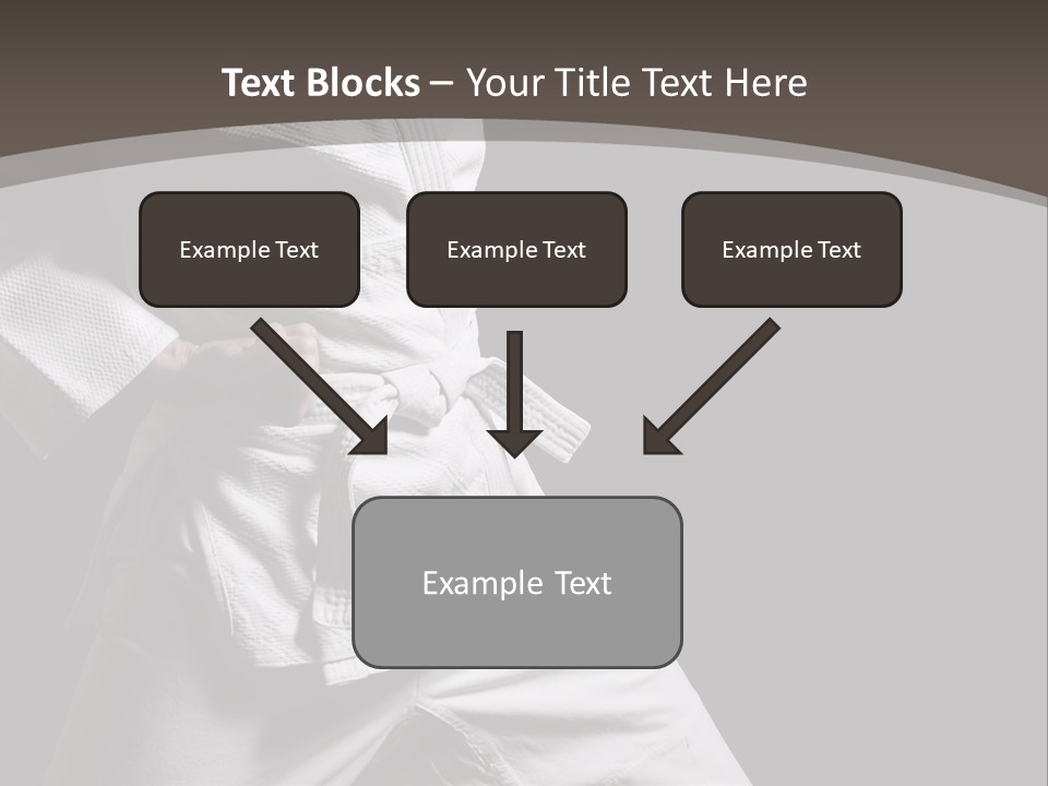 Single One Martial PowerPoint Template