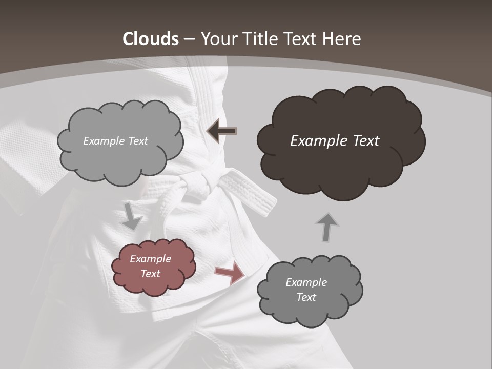 Single One Martial PowerPoint Template