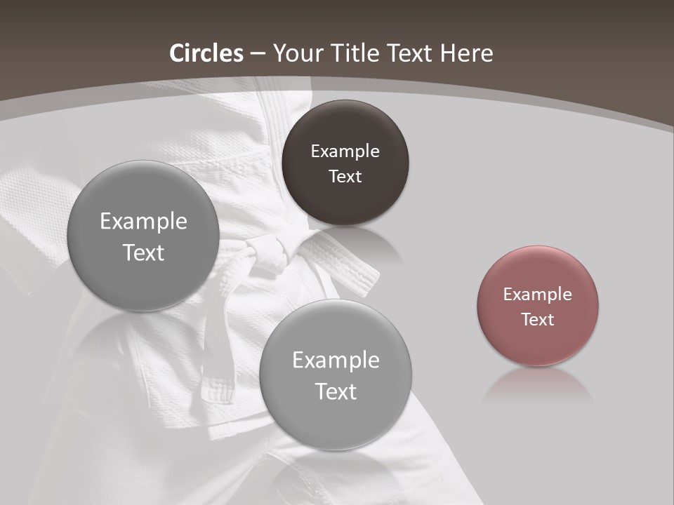 Single One Martial PowerPoint Template