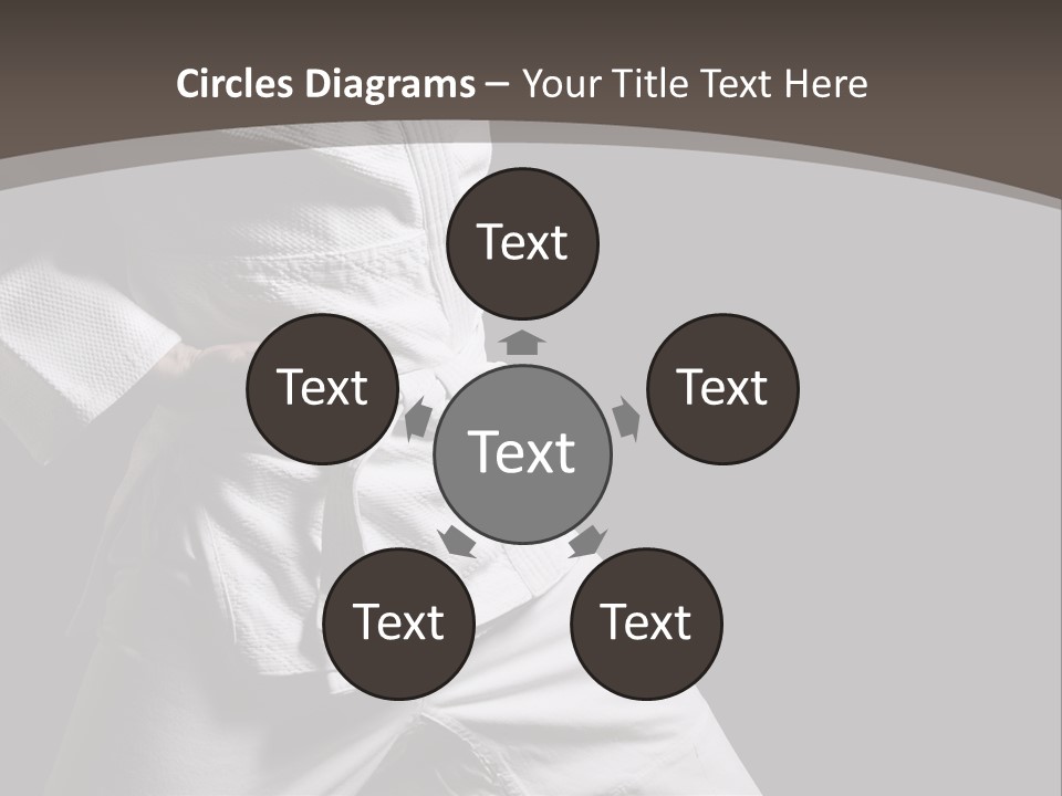 Single One Martial PowerPoint Template