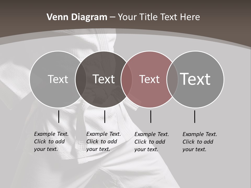 Single One Martial PowerPoint Template