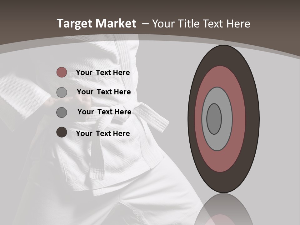 Single One Martial PowerPoint Template