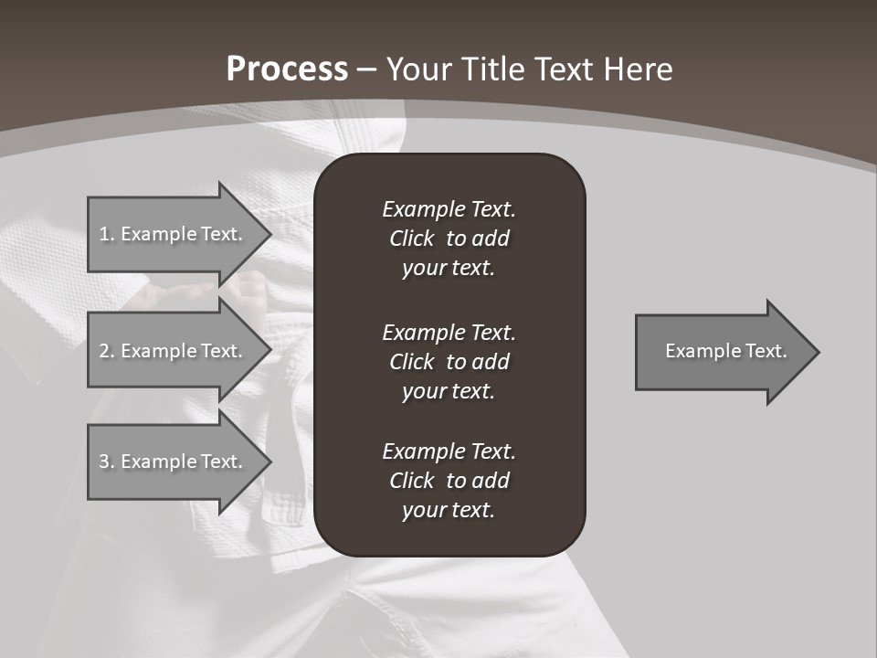 Single One Martial PowerPoint Template