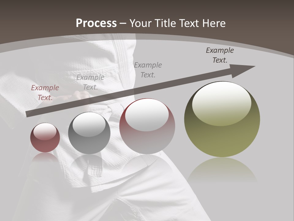 Single One Martial PowerPoint Template